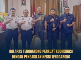 Perkuat Sinergitas, Kalapas Tenggarong Audiensi dengan Pengadilan Negeri Tenggarong