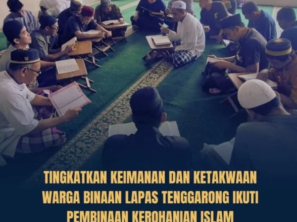 Tingkatkan Keimanan Warga Binaan, Lapas Tenggarong Gelar Pembinaan Kerohanian Islam