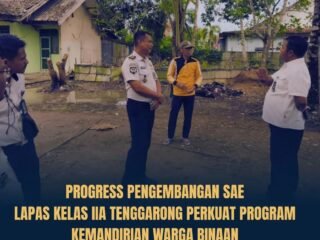 Pengembangan SAE di Lapas Tenggarong Semakin Meningkat, Perkuat Pembinaan Kemandirian Warga Binaan