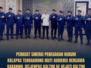 Kalapas Tenggarong Dampingi Kakanwil Ditjenpas Kaltim Audiensi ke Kejati Kaltim Perkuat Sinergi Penegakan Hukum