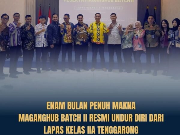 Lapas Kelas IIA Tenggarong Lepas Peserta Magang, Apresiasi Dedikasi dan Semangat Mahasiswa