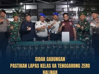 Razia Gabungan di Lapas Kelas IIA Tenggarong, TNI-Polri dan BNN Perkuat Deteksi Dini Gangguan Kamtib