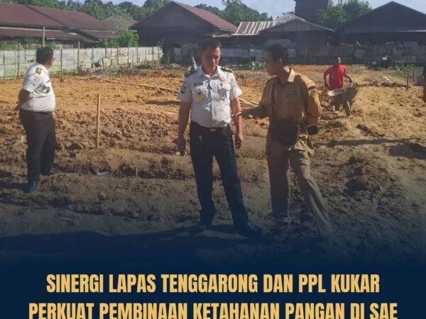 Sinergi Ketahanan Pangan, Lapas Kelas IIA Tenggarong Terima Kunjungan Tim PPL Distanak Kukar di SAE Desa Binaan