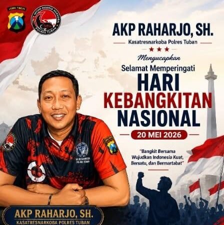 AKP RAHARJO, SH. Kasatresnarkoba Polres Tuban Ajak Generasi Muda Bangkit Lawan Narkoba di Momentum Hari Kebangkitan Nasional 20 Mei 2026