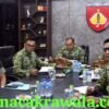 Pangdam IV/Diponegoro Hadiri Vicon Rapat Evaluasi Percepatan Pembangunan KDKMP yang Dipimpin Wapang TNI