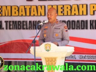 Kapolres Kendal Resmikan Jembatan Merah Putih Presisi di Sidodadi, Dorong Ekonomi Warga