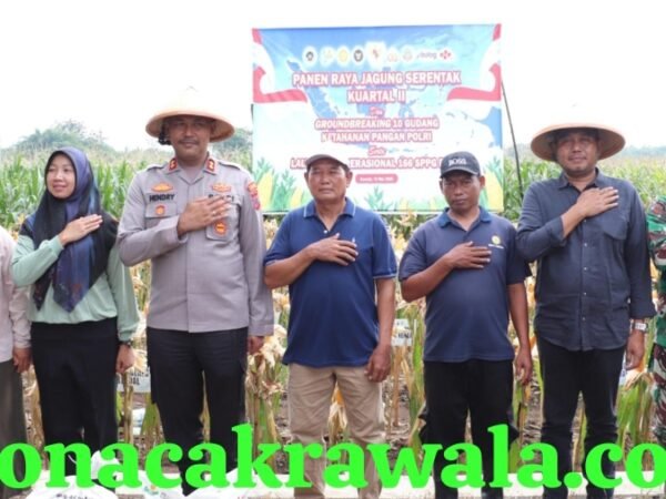 Panen Raya Jagung di Kendal, Kapolres Lepas Pengiriman ke Bulog