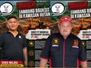 Dugaan Penambangan Bauksit di Kawasan Hutan HPK, AMPuH Kalteng Soroti Aktivitas PT IBB dan Ancam Tempuh Jalur Hukum