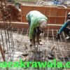 Babinsa 07/Bandar Bersama Warga Kebut Proses Pembuatan Jembatan Garuda  ‎