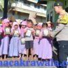 Wujudkan Generasi Qurani Bhabinkamtibmas Desa Bagik Papan Saluran Bantuan Iqro di TK Mutiara Kasih