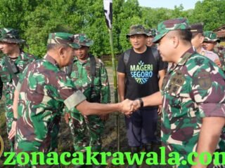 Perkuat Ketahanan Pesisir, Kasdam IV/Diponegoro Hadiri Penanaman Mangrove Serentak di Kendal