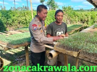 ​Sinergi Polri dan Petani: BKTM Bagik Papan Cek Bibit Pertanian Guna Dukung Ketahanan Pangan Nasional