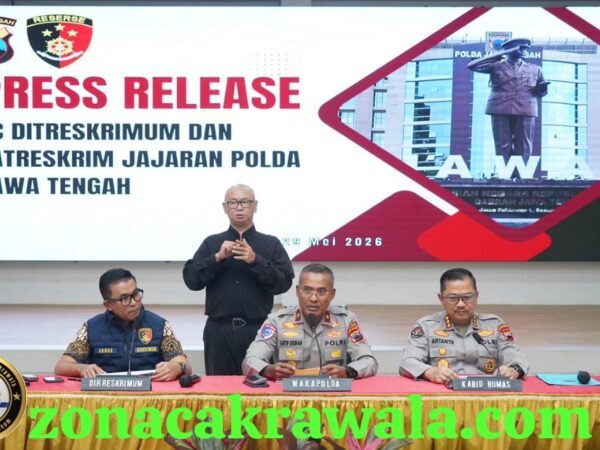 Kejahatan Jalanan Di Sikat, Polda Jateng Tangkap 105 Tersangka Kasus Curas, Curat, dan Curanmor Sepanjang Mei 2026
