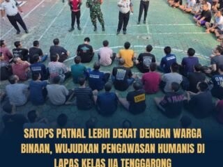 Satops Patnal Lapas Tenggarong Perkuat Komunikasi Humanis dengan Warga Binaan untuk Ciptakan Lingkungan Aman dan Kondusif