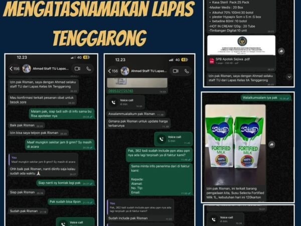Lapas Kelas IIA Tenggarong Tegaskan Informasi Permintaan Obat Melalui Chat Pribadi adalah Hoaks