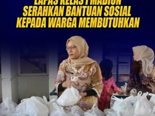 Hadir untuk Masyarakat, Lapas Kelas I Madiun Salurkan Bantuan Sosial kepada Warga yang Membutuhkan