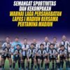 Semangat Sportivitas dan Kekompakan Warnai Laga Persahabatan Lapas Kelas I Madiun Bersama Pertamina Madiun