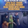 Wujud Kepedulian Sosial, Lapas Kelas I Madiun Realisasikan Program Bedah Rumah untuk Warga Membutuhkan