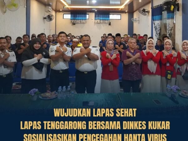Lapas Kelas IIA Tenggarong Gandeng Dinkes Kukar Sosialisasikan Pencegahan Hanta Virus bagi Warga Binaan