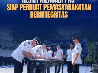 7 CPNS Lapas Kelas I Madiun Resmi Diangkat Menjadi PNS, Siap Wujudkan Pemasyarakatan yang Profesional dan Berintegritas