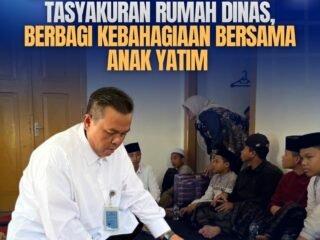 Kalapas Kelas I Madiun Gelar Tasyakuran Rumah Dinas, Berbagi Kebahagiaan Bersama Anak Yatim