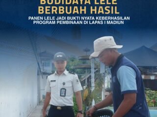Budidaya Lele Berbuah Hasil, Lapas Kelas I Madiun Panen Raya sebagai Bukti Keberhasilan Program Pembinaan Kemandirian
