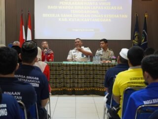 Lapas Kelas IIA Tenggarong Gandeng Dinkes Kukar Sosialisasikan Pencegahan Hanta Virus kepada Warga Binaan