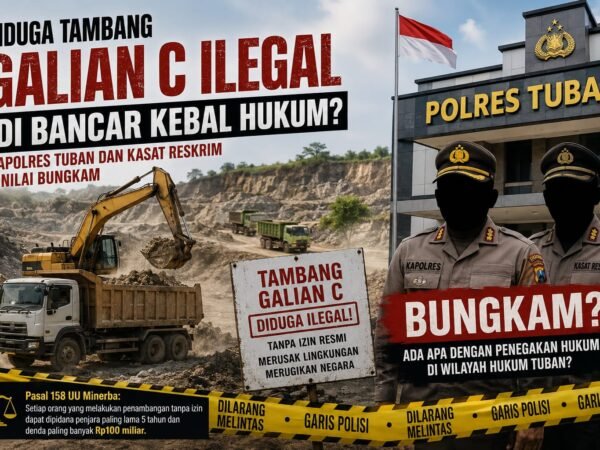 Ada Apa dengan Penegakan Hukum di Tuban? Dugaan Tambang Ilegal Tak Kunjung Tersentuh