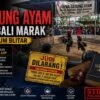 Dugaan Sabung Ayam Kembali Marak di Garum Blitar, Warga Pertanyakan Efektivitas Penegakan Hukum