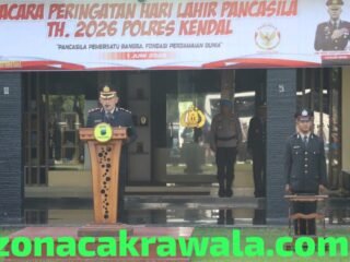 Wakapolres Kendal Pimpin Upacara Hari Lahir Pancasila, Tekankan Nilai Persatuan Bangsa