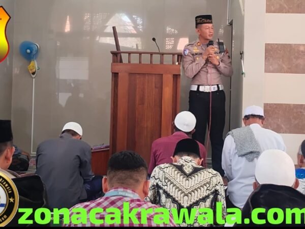 Kasat Lantas Polres Sragen Turun Langsung ke Masjid, Gaungkan Operasi Patuh Candi 2026 Sekaligus Bantu Pembangunan Rumah Ibadah