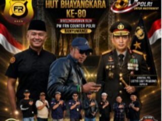 Kapolri Utus Perwakilan Hadiri Shalawat HUT Bhayangkara ke-80 Bersama PW FRN Counter Polri di Banyuwangi