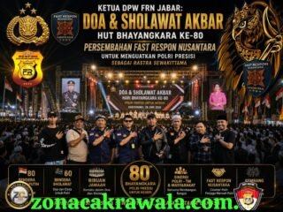 HUT Bhayangkara ke-80 PW FRN Persembahkan Doa dan Sholawat Akbar untuk Menguatkan Pengabdian Polri kepada Bangsa