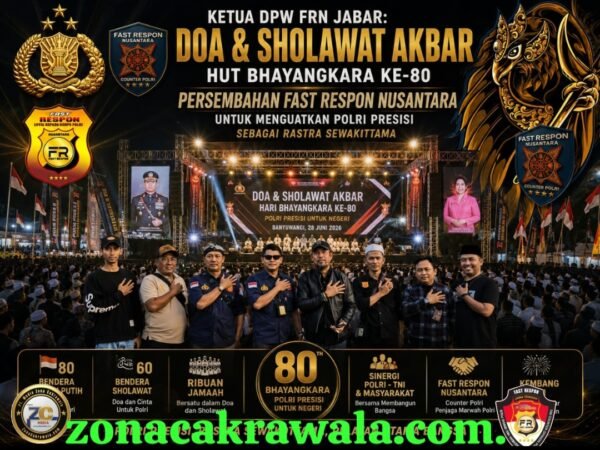 HUT Bhayangkara ke-80 PW FRN Persembahkan Doa dan Sholawat Akbar untuk Menguatkan Pengabdian Polri kepada Bangsa