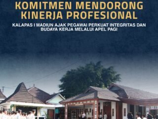 Perkuat Integritas dan Budaya Kerja, Kalapas Kelas I Madiun Ajak Pegawai Tingkatkan Profesionalisme Melalui Apel Pagi