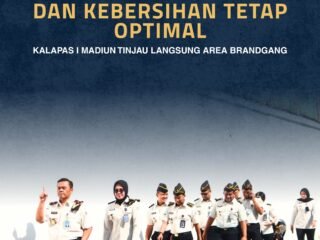 Pastikan Keamanan dan Kebersihan Tetap Optimal, Kalapas Kelas I Madiun Tinjau Langsung Area Brandgang
