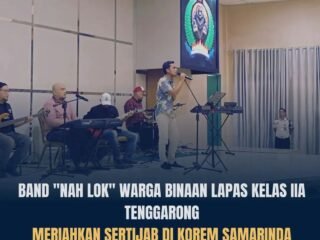 Band "NAH LOK" Warga Binaan Lapas Kelas IIA Tenggarong Tampil Memukau pada Acara Sertijab di Korem Samarinda
