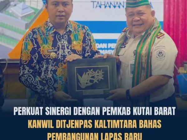 Kalapas Kelas IIA Tenggarong Audiensi dengan Bupati Kutai Barat, Bahas Rencana Pembangunan Lapas Demi Tingkatkan Pelayanan Pemasyarakatan