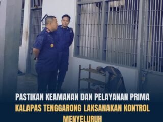 Pastikan Keamanan dan Kualitas Layanan Tetap Optimal, Kalapas Kelas IIA Tenggarong Laksanakan Kontrol Rutin ke Blok Hunian, Klinik, dan Dapur