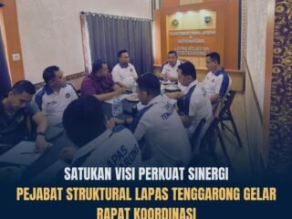 Satukan Visi dan Perkuat Sinergi, Pejabat Struktural Lapas Kelas IIA Tenggarong Gelar Rapat Koordinasi