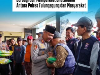 Polres Tulungagung Salurkan Bantuan Sosial untuk Ojol, Ojek Pangkalan, dan Tukang Becak, Perkuat Sinergi Jaga Kamtibmas
