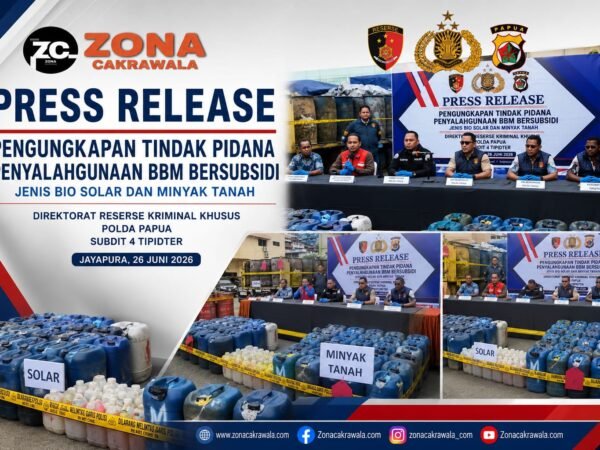 Polda Papua Sita 5.635 Liter BBM Bersubsidi, Dua Kasus Penyalahgunaan Berhasil Diungkap