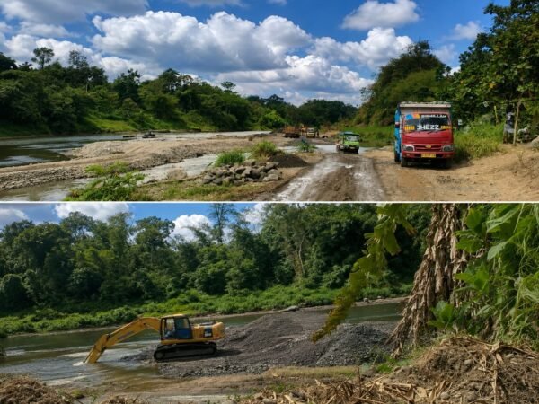 Dugaan Galian C di Aliran Kali Brantas Wilayah Jimbe Blitar Disorot, Legalitas Aktivitas Dipertanyakan