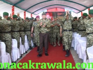 Menhan RI Bakar Semangat Prajurit Muda Yonif TP 937/Satria Kalijaga: Jaga Jati Diri dan Manunggal dengan Rakyat