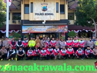 Perkuat Sinergitas Shaka Bahurekso dan P okdarkamtibmas Gelar Touring Silahturahmi ke 17 Polsek Jajaran Polres Kendal