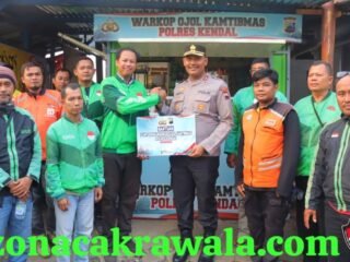 Kapolres Kendal Temui Komunitas Ojol di Weleri, Bahas Keamanan hingga Penanganan Laka