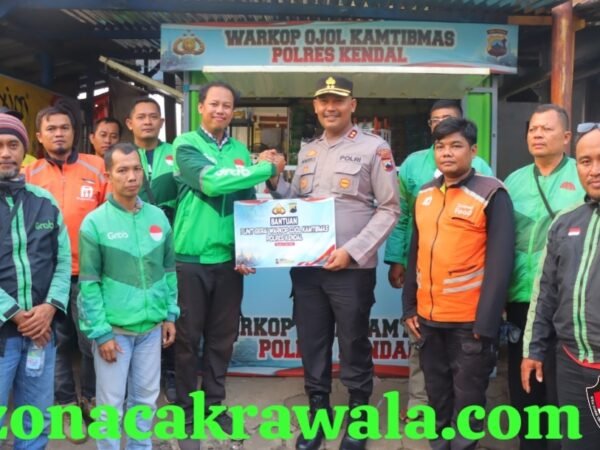 Kapolres Kendal Temui Komunitas Ojol di Weleri, Bahas Keamanan hingga Penanganan Laka