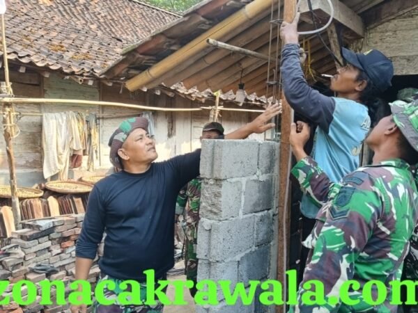 Satgas TMMD Reguler ke-129 Kodim 0708 Purworejo Kebut Pembangunan RTLH Milik Rohman, Wujud Kepedulian TNI untuk Warga