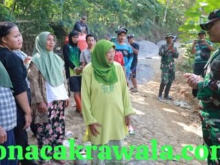 Hangatnya Kebersamaan,Dansatgas TMMD dengan Warga Watuduwur, Pengabdian yang Menyatukan Hati