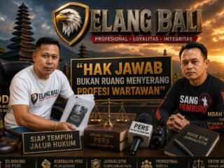 Owner Media Elang Bali "DD" Tegaskan Siap Tempuh Jalur Hukum, Mbah Semar: Hak Jawab Bukan Ruang Menyerang Profesi Wartawan